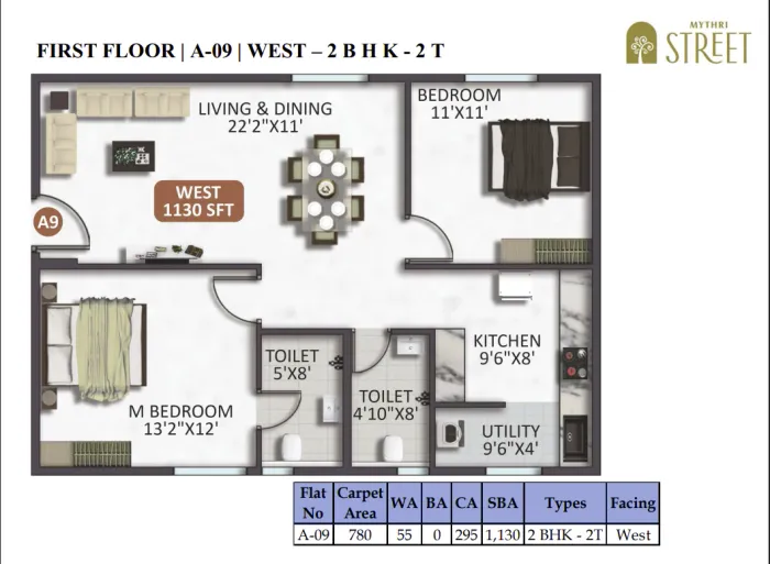 Mythri Street First Floor · A-09